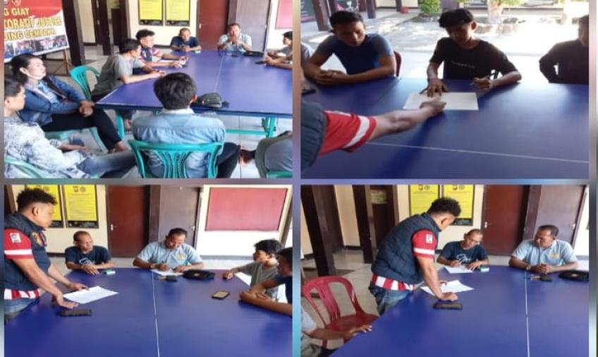 Bhabinkamtibmas Polsek Gading Cempaka Gelar Restorative Justice Kasus Selisih Paham Warga Binaannya 
