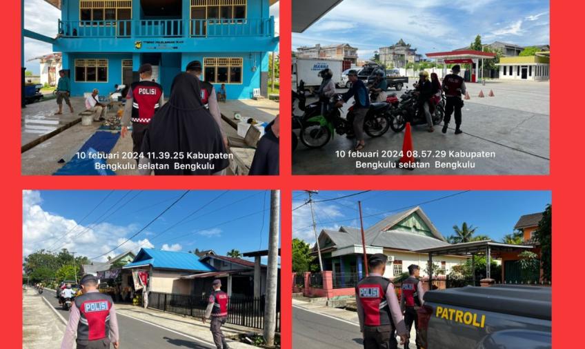 Cegah Gangguan Kamtibmas Unit Patroli Sat Samapta Polres BS Lakukan Sambang Dialogis