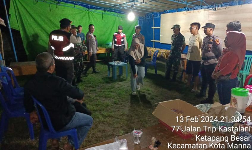 TNI- Polri Patroli Gabungan Amankan Bengkulu Selatan, Dalam Rangka Cipta Kondisi Pemilu 2024
