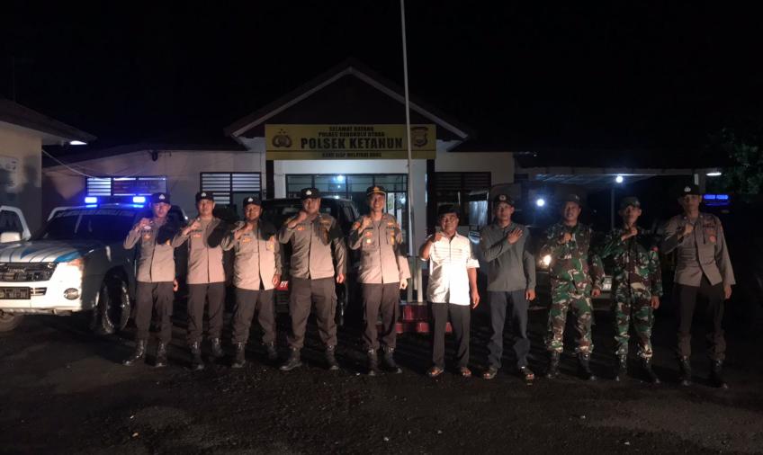 Kapolsek Ketahun Laksanakan Blue Sky Patroli Jelang Pemilu 2024