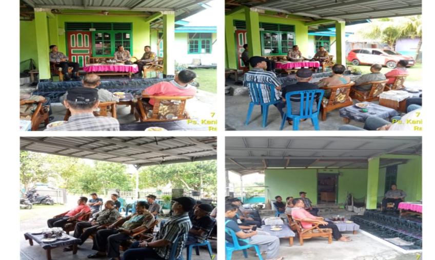 Jalin Kedekatan dengan Warga, Kapolsek Ratu Agung bersama Personel Gelar Jumat Curhat