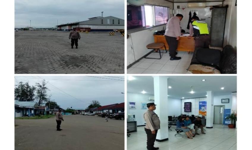 Polsek KSKP Pulau Baai Laksanakan Patroli Siang, Sambangi Objek Vital