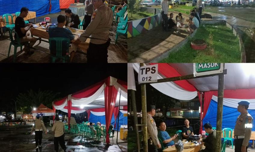 Ciptakan Harkamtibmas Usai Pemungutan Suara, Personel Polsek Kampung Melayu Patroli Dialogis