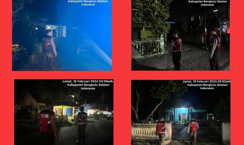 Bengkulu Selatan - Unit Patroli Sat Samapta Polres Bengkulu Selatan, melaksanakan kegiatan patroli rutin dan sambang dialogis dengan warga diwilayah hukum Polres BS dan sekitarnya.  Aiptu Febri Herawan Bersama anggota Briptu Logi dan Bripda Zacki L melaksanakan Patroli dan Sambang dengan warga di seputaran kabupaten Bengkulu Selatan, Jumat (16/02/2024)  AIPTU Febri Herawan mengungkapkan dengan melaksanakan kegiatan patroli dan sambang dengan warga untuk menjalin kedekatan warga dengan Polri.  Dalam Kegiatan