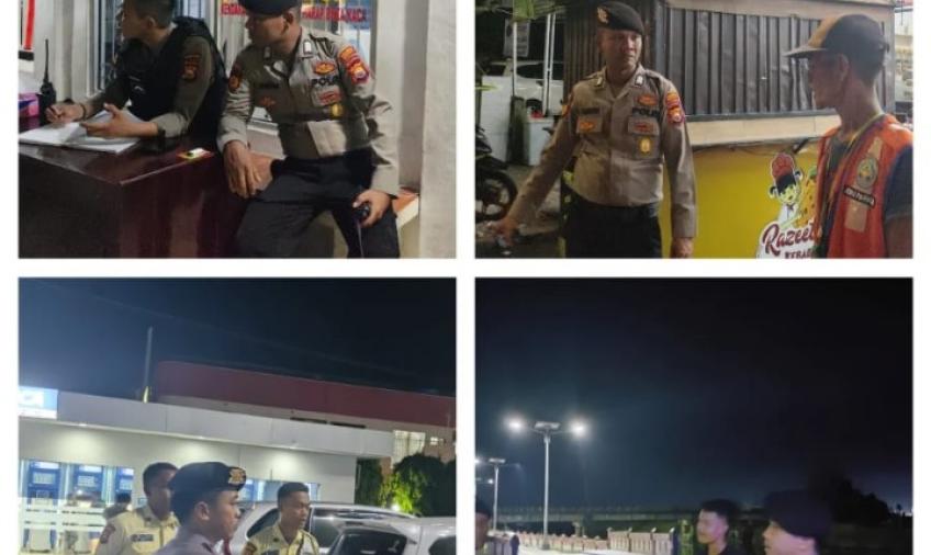 Sambangi Petugas Parkir, Sat Samapta Polresta Sampaikan Imbauan Kamtibmas