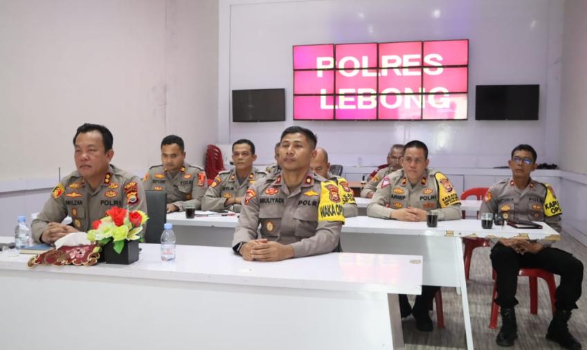 Kapolres Lebong Ikuti Zoom Meeting Rapat Lanjutan Rencana Kontijensi Aman Nusa I, Tentang Penanganan Konflik Sosial