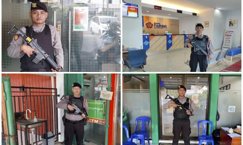 Pamobvit Sat Samapta Polresta Bengkulu Laksanakan Pengamanan