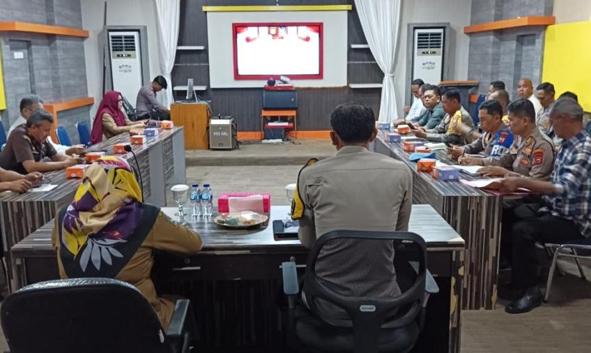 Polresta Bengkulu Gelar RapaT Koordinasi Tim Kewaspadaan Dini Kota Bengkulu 