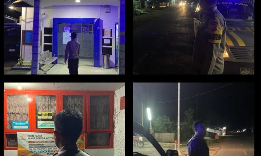 Bengkulu Selatan – Polsek Pino Polres Bengkulu Selatan Polda Bengkulu melaksanakan patroli antisipasi 3C di seputaran Kecamatan Pino dan Ulu Manna Kabupaten Bengkulu Selatan, hari Selasa (20/02/2024).  Saat patroli petugas melaksanakan dialogis dengan warga masyarakat terkait dalam upaya menjaga situasi kamtibmas yang tetap aman dan kondusif.  Polsek Manna juga menghimbau masyarakat pada saat memarkir kendaraan baik pada saat berbelanja. dirumah agar jangan sampai kunci kontak dalam keadaan terpasang di mot