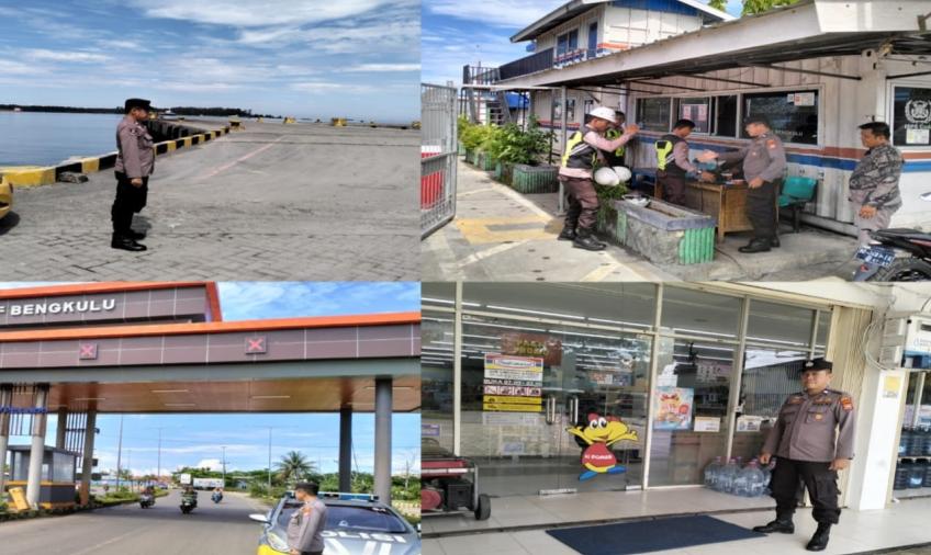 Patroli Siang, Personel Polsek KSKP Pulau Baai Sambangi Obvit 