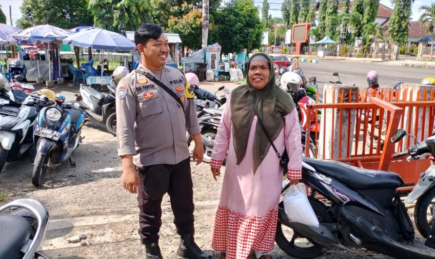 Bhabinkamtibmas Polsek Kota Manna Sampaikan Imbauan Kamtibmas di Kelurahan Kampung Baru 
