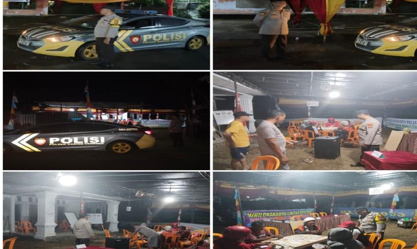 Patroli Personel Polsek Gading Cempaka Monitoring Pemungutan Suara Ulang di TPS 