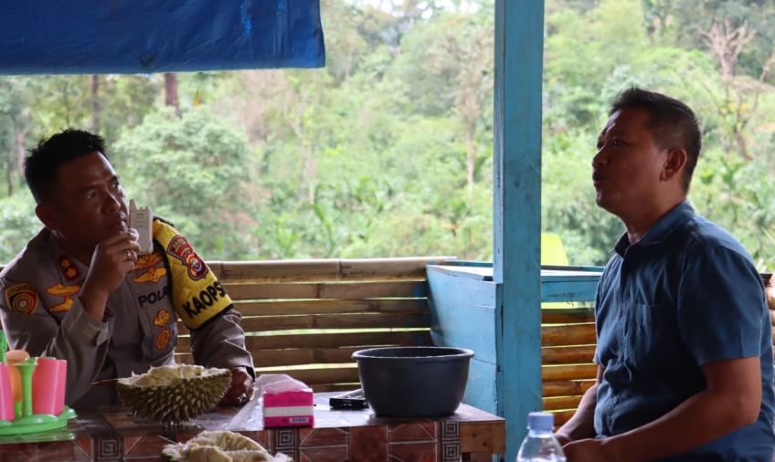 Kapolres Didampingi Wakapolres dan PJU Polres BS Pantau PPK Ulu Manna dan Lokasi Bencana Alam 