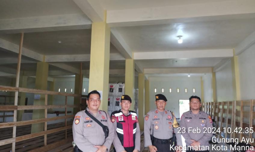 Sat Samapta Polres BS, Patroli Ke KPU, Bawaslu dan PPK Serta Panwascam 