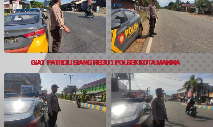 Antisipasi 3C di Wilayah Hukum Polsek Kota Manna Tingkatkan Giat Patroli Daerah Rawan 