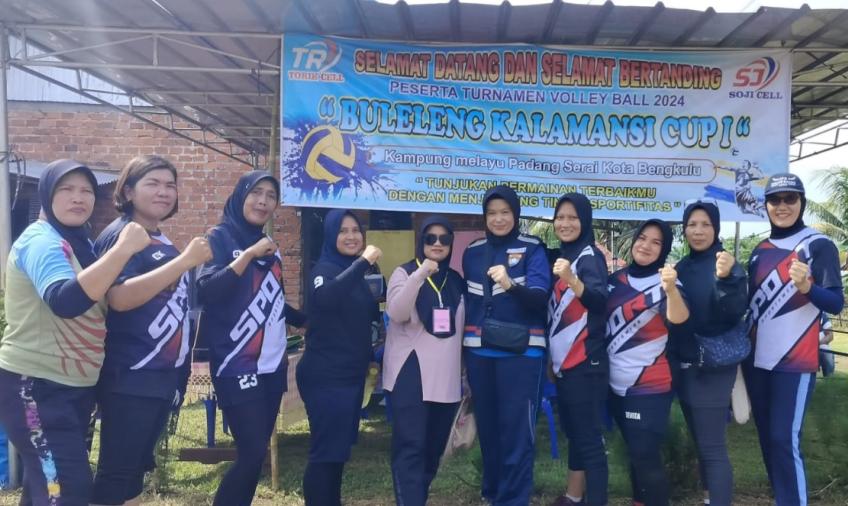 Bhabinkamtibmas Polsek Kampung Melayu Hadiri Pembukaan Turnament Volly Warga Binaan 