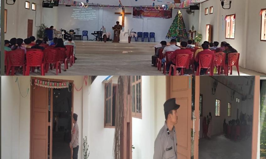 Personel Polsek Kampung Melayu Laksanakan Pengamanan Ibadah Mingguan di GPI Sumber Jaya 
