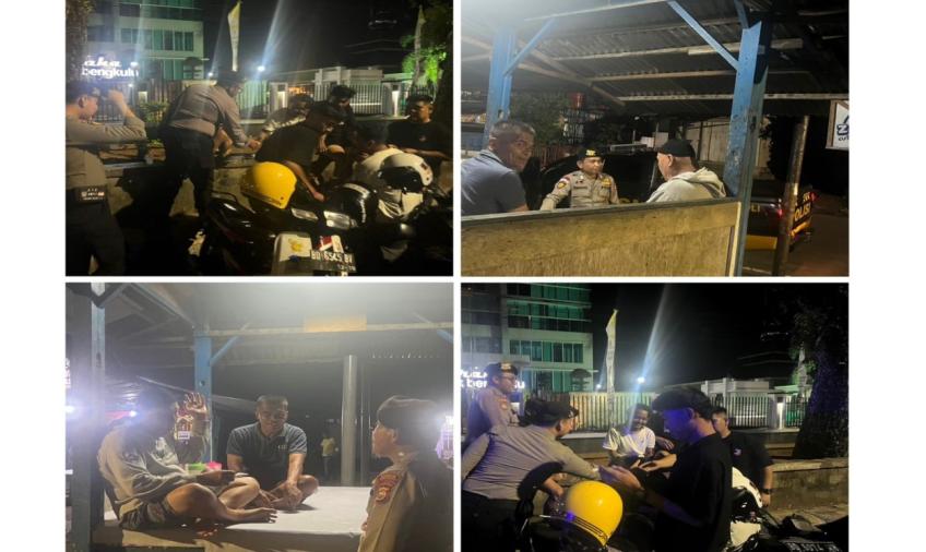 Jaga Ketertiban dan Kondusifitas di Wilkum, Polresta Bengkulu Tingkatkan Patroli 