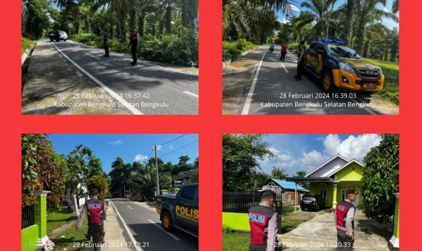 Cegah Gangguan Kamtibmas, Patroli Presisi Sat Samapta Polres BS Sampaikana Imbauan Kamtibmas