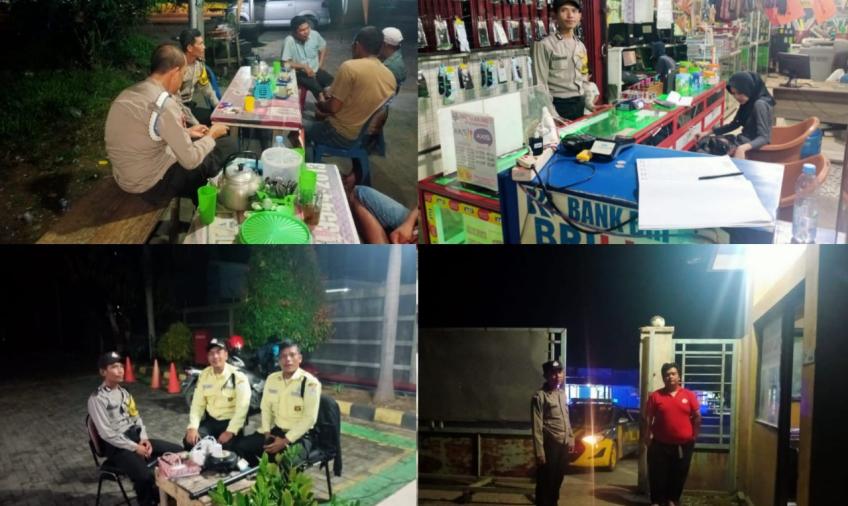 Patroli Malam Hari, Polsek Kampung Melayu Sambang Kamtibmas