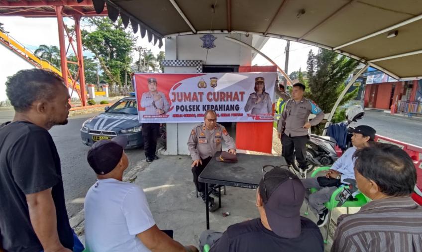 Jumat Curhat, Polsek Kepahiang Dengarkan Keluhan Masyarakat