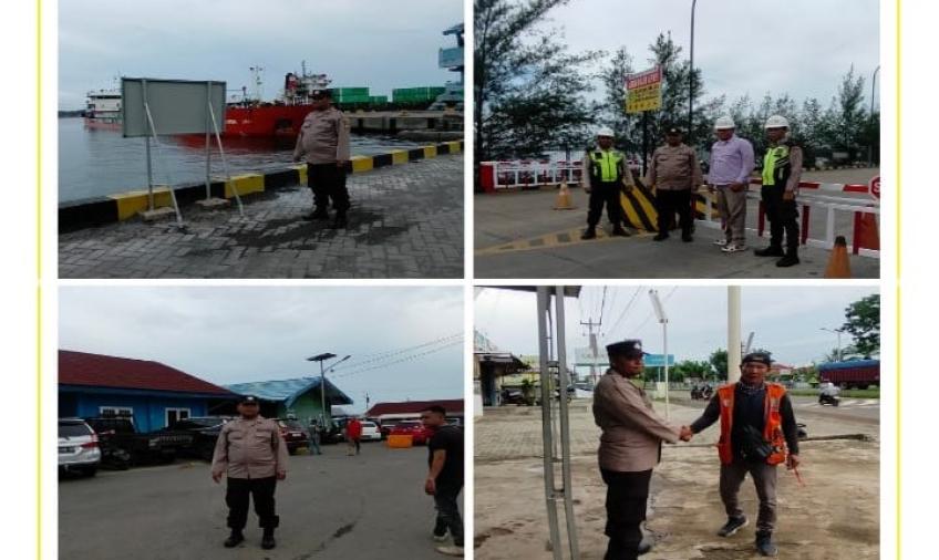 Pantau Sitkamtibmas Kondusif di Daerah Rawan, Polsek KSKP Pulau Baai Patroli Keliling 
