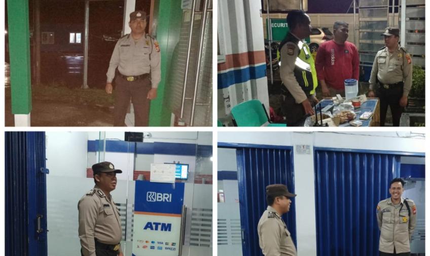 Sambangi Objek Vital ATM, Poslek KSKP Pulau Baai Ciptakan Sitkamtibmas Kondusif