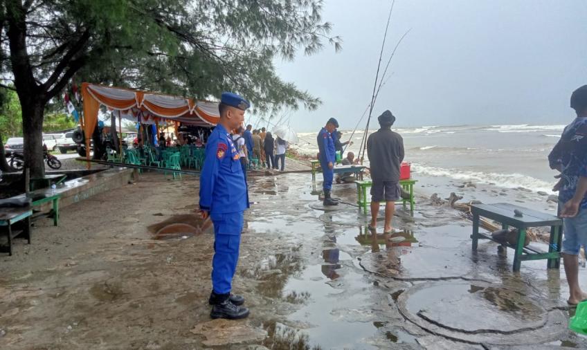 Kasat Polairud Pengamanan Lomba Mancing Dilaut Pantai Pasar Bawah