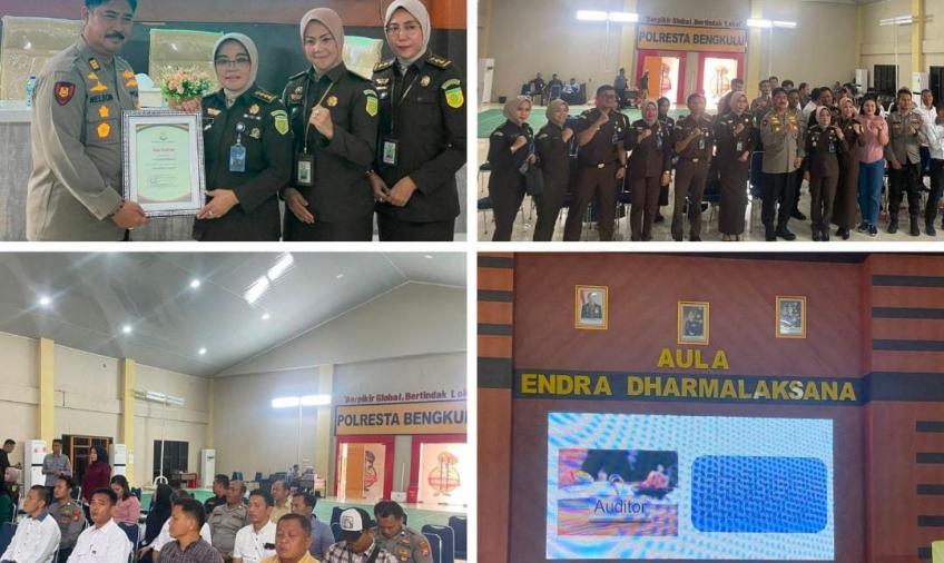 Personel Polersta Bengkulu Ikuti Penerangan Hukum dari Kejati Bengkulu 