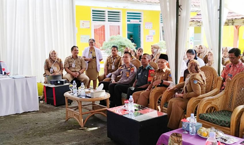Kapolsek Ketahun Hadiri Undangan Re Akreditasi Puskesmas Bukit Makmur