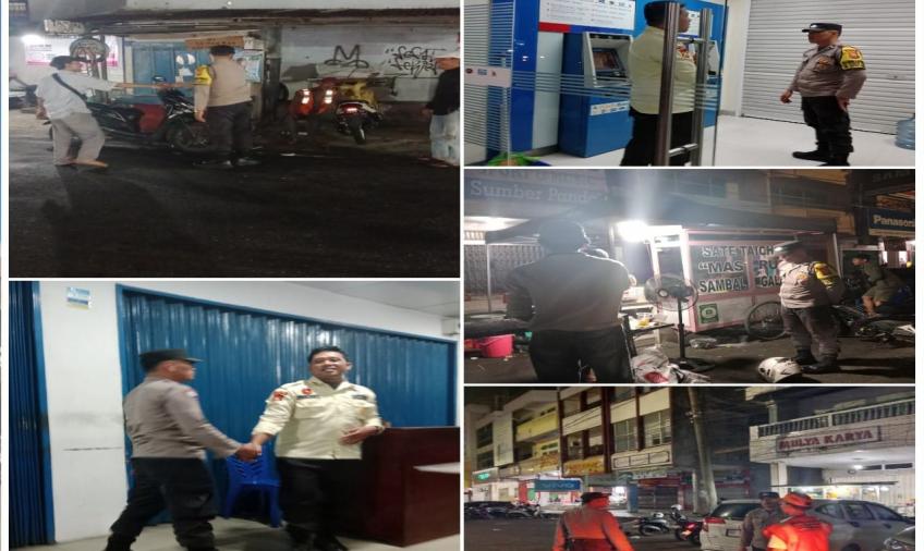 Cegah dan Antisipasi Kejahatan 3C, Poslek Ratu Samban Patroli di Tempat Rawan 