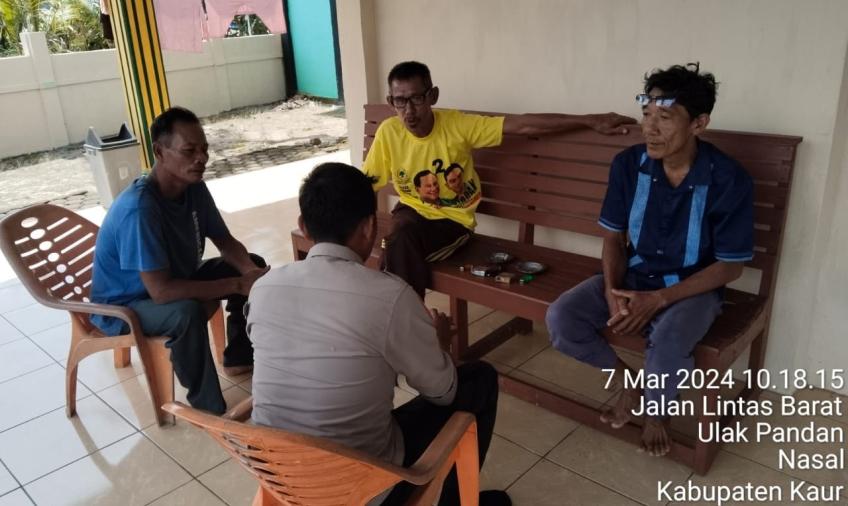 Sampaikan Imbauan Kamtibmas kepada Warga Binaan Polsek Nasal Laksankan Sambang