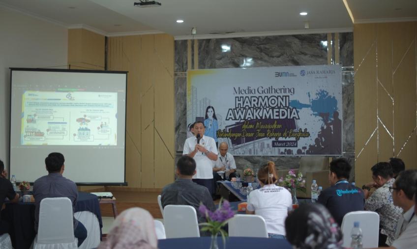 Gelar Media Gathering, PT Jasa Raharja Bengkulu Sampaikan Tugas Pokok dan Fungsinya