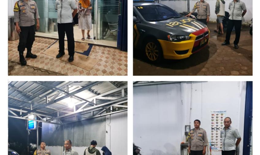 Tingkatkan Kewaspadaan Potensi Gangguan Kamtibmas, Polsek Muara Bangkahulu Patroli Keliling