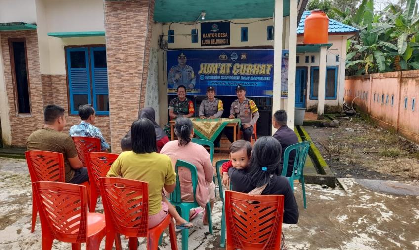 Tampung Aspirasi dan Informasi dari Masyarakat, Polsek Kotapadang Gelar Jumat Curhat 