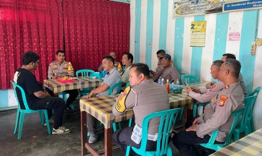 Jumat Curhat di Warung Kopi, Polres Mukomuko Tampung Keluhan Warga
