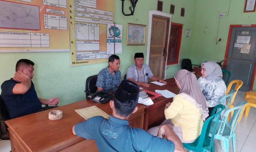Problem Solving, Bhabinkamtibmas Polsek Sukaraja  Laksanakan Mediasi Warga yang Berselisih Paham 