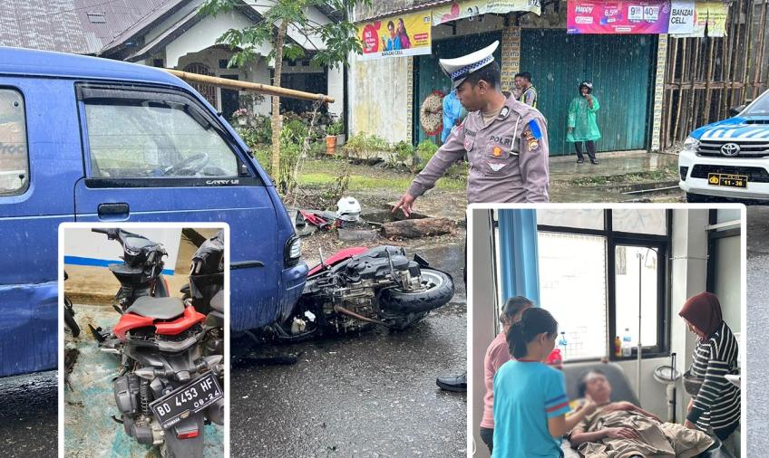 Melaju Kencang, Yamaha Aerox Tabrak Suzuki Futura