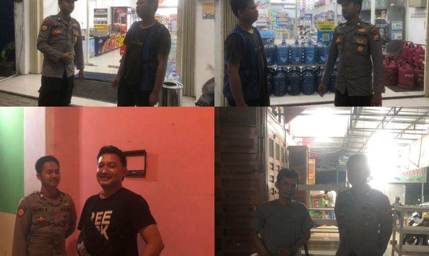 Sampaikan Imbauan Kamatibmas Jelang Bulan Ramadhan, Bhbainkamtibmas Sambangi Warga 