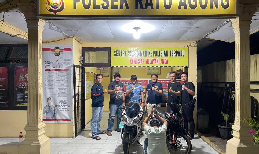 Pelaku Curanmor TKP Masjid Al Hidayah Ditangkap Polsek Ratu Agung