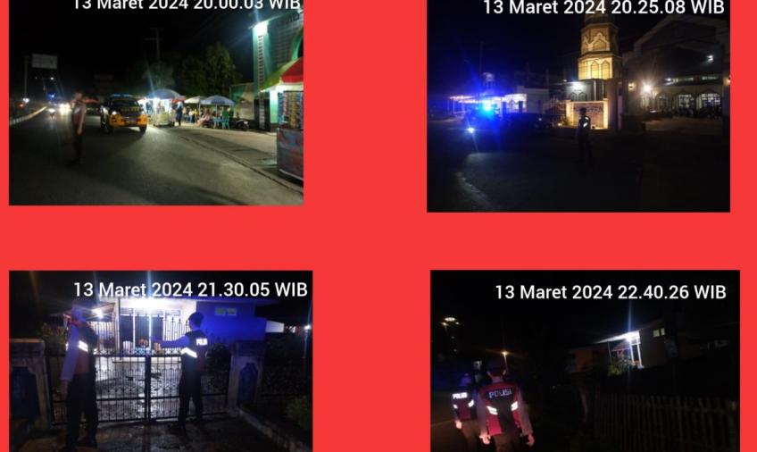 Patroli Presisi Cegah Gangguan Kamtibmas Sat Samapta Polres BS di Wilkum  