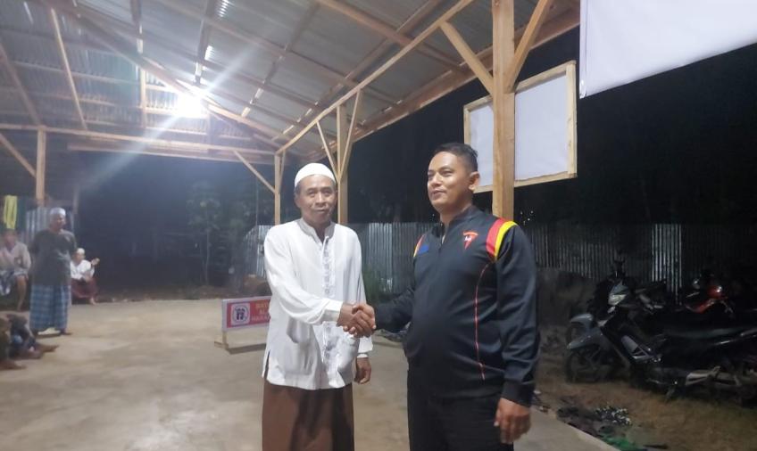 Polsek Sukaraja Monitoring Kegiatan Halawat Pijawat Suluk di Desa Sukamaju 