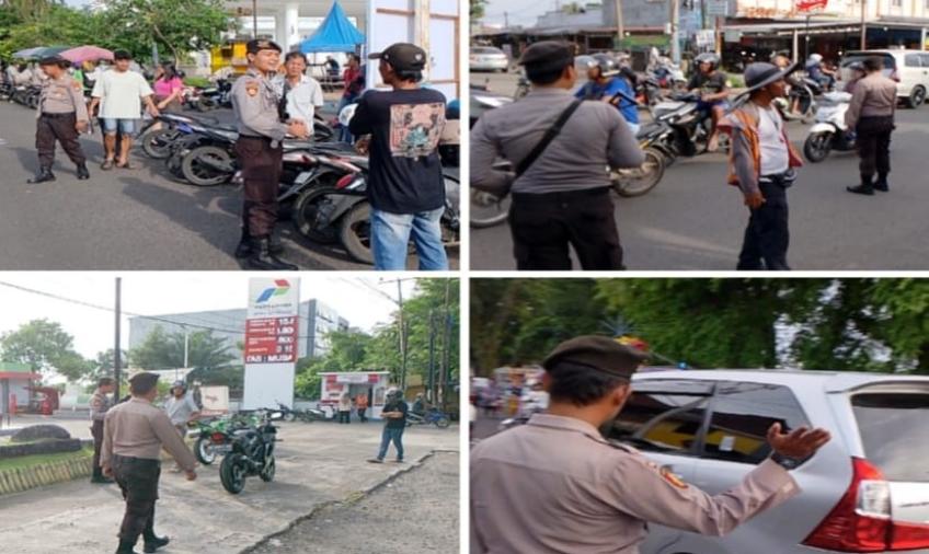Pastikan Keamanan dan Kenyamanan Masyarakat Saat Berburu Ta'jil, Polresta Bengkulu Lakukan Pengamanan 