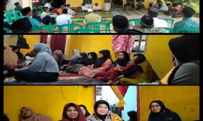 Bhabinkamtibmas, Sambang Duka di Rumah Warga Binaan yang Meninggal Dunia 