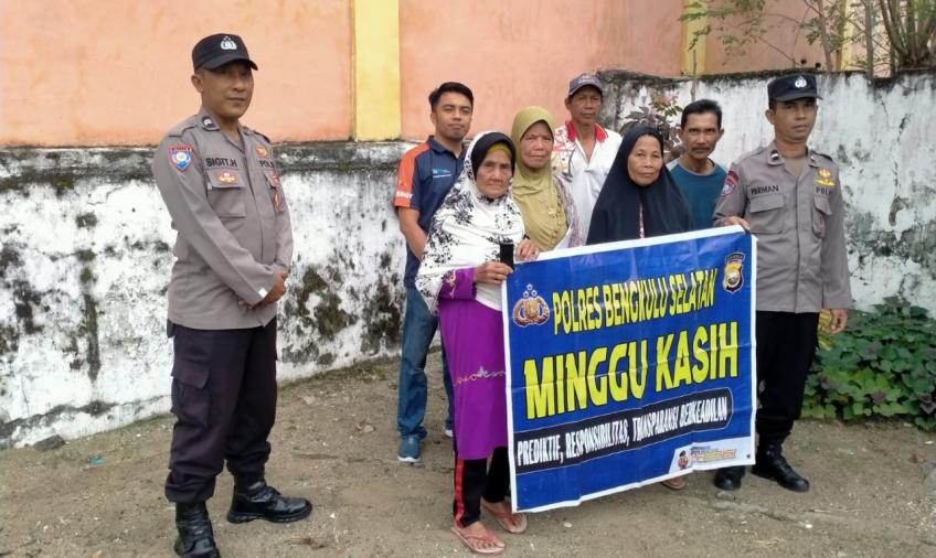 Pererat Jalinan Silaturahmi, Polsek Seginim Lakukan Minggu Kasih