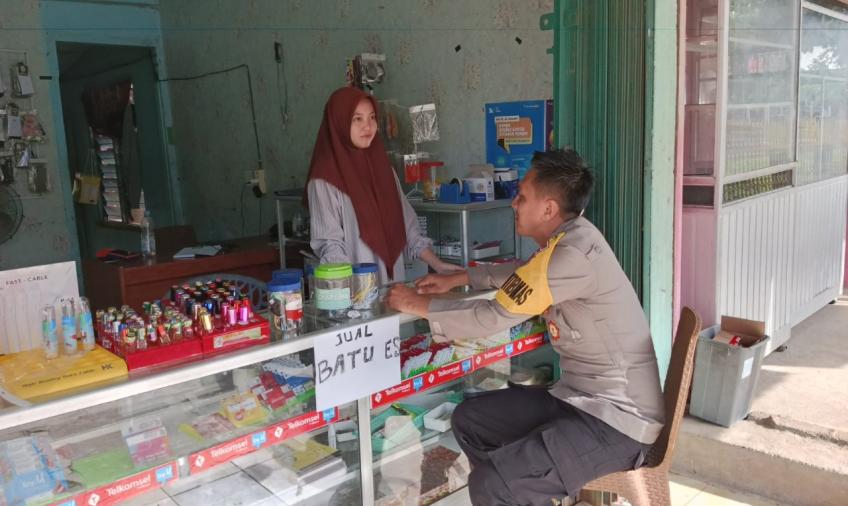 Imbauan Bhabinkamtibmas Polsek Pino Melalui Sambang Dialogis Kepada Masyarakat Kelurahan Masat 