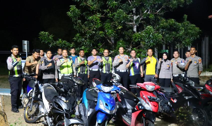 Terlibat Aksi Balap Liar dan Berknalpot Brong, 10 Unit Kendaraan Diamankan Polres Lebong