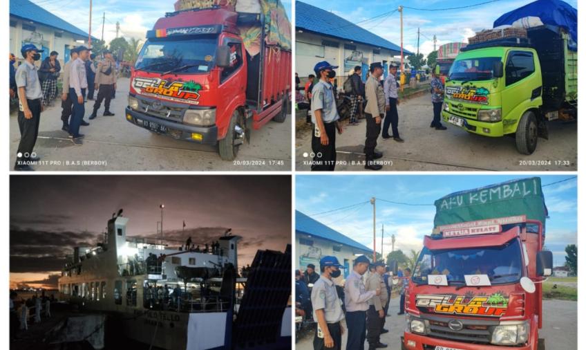 Patroli, Polsek KSKP Pulau Baai Monitoring Keberangkatan dan Kedatangan Kapal KMP Pulo Tello