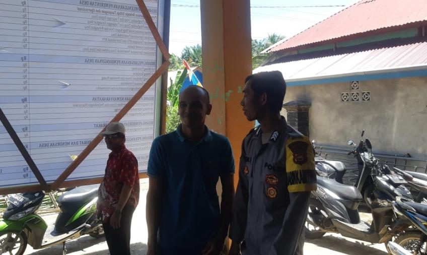 Bhabinkamtibmas Sambangi Warga Binaannya, Untuk Mewujudkan Kamtibmas Yang Kondusif   