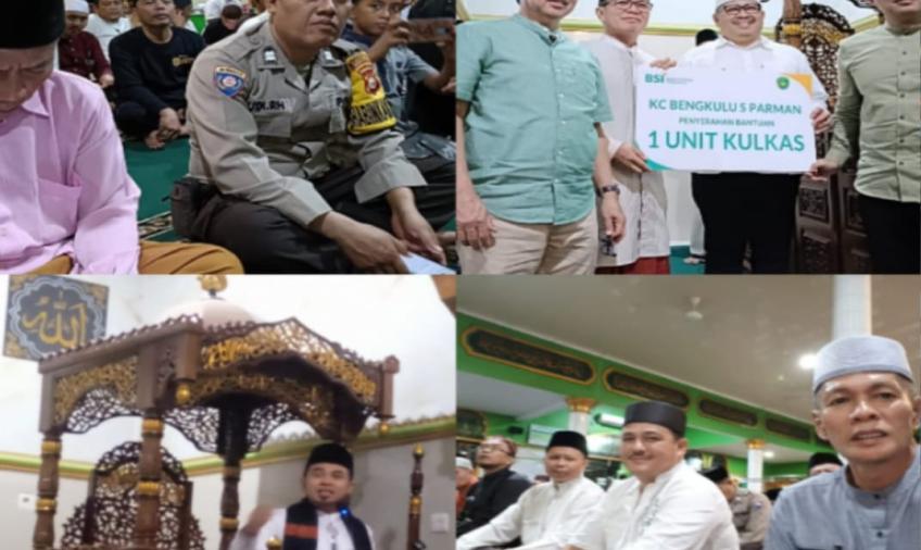 Bhabinkamtibmas Polsek Gading Cempaka Laksanakan Pengamanan Safari Ramadhan Pj Walikota Bengkulu
